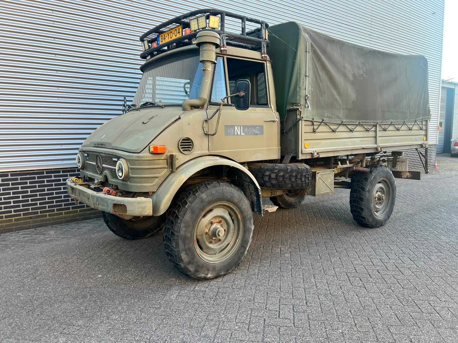 Mercedes Benz - Unimog 404 - Vrachtwagen, Overige brandstoffen, Mercedes-Benz, Bedrijf, Te koop