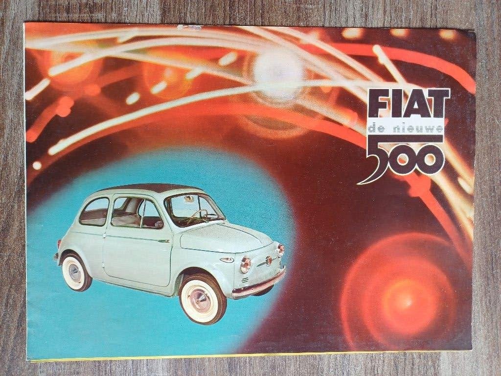 Fiat 500 brochure, Ophalen of Verzenden, Gelezen, Overige merken