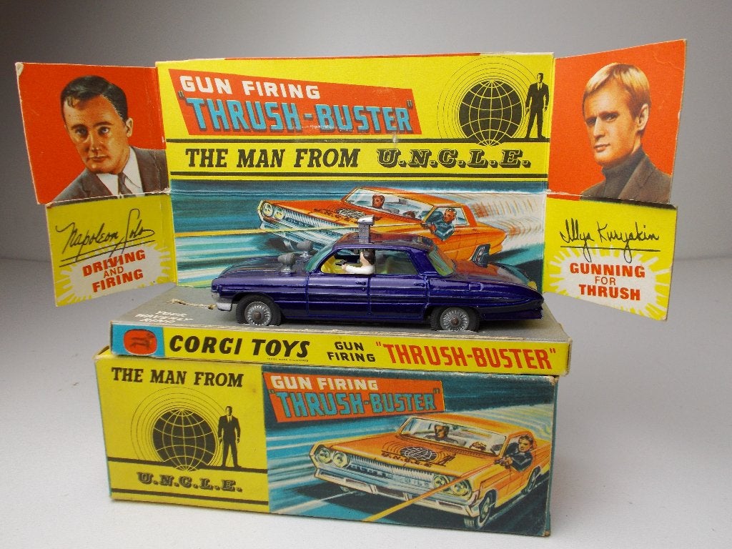 1967 Corgi Toys 497 THE MAN FROM UNCLE + ORIGINELE DOOSJES!