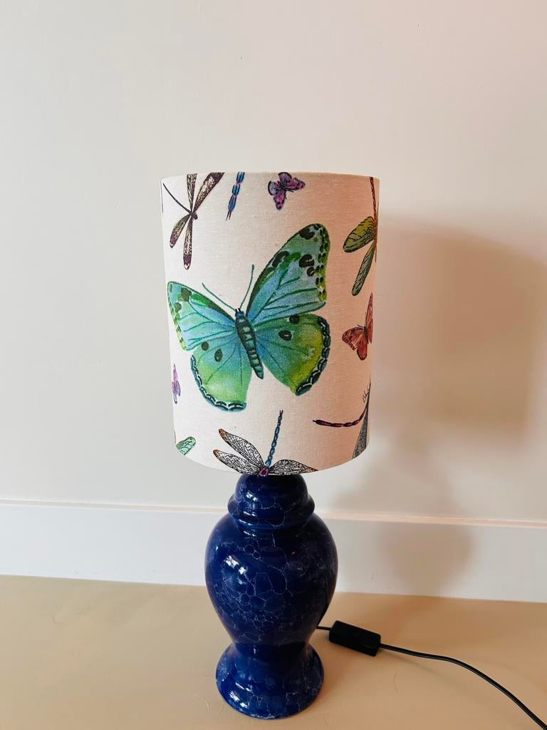 Leuk tafel lampje, Ophalen, 50 tot 75 cm, Brocante, landelijke eclectische stijl, Zo goed als nieuw