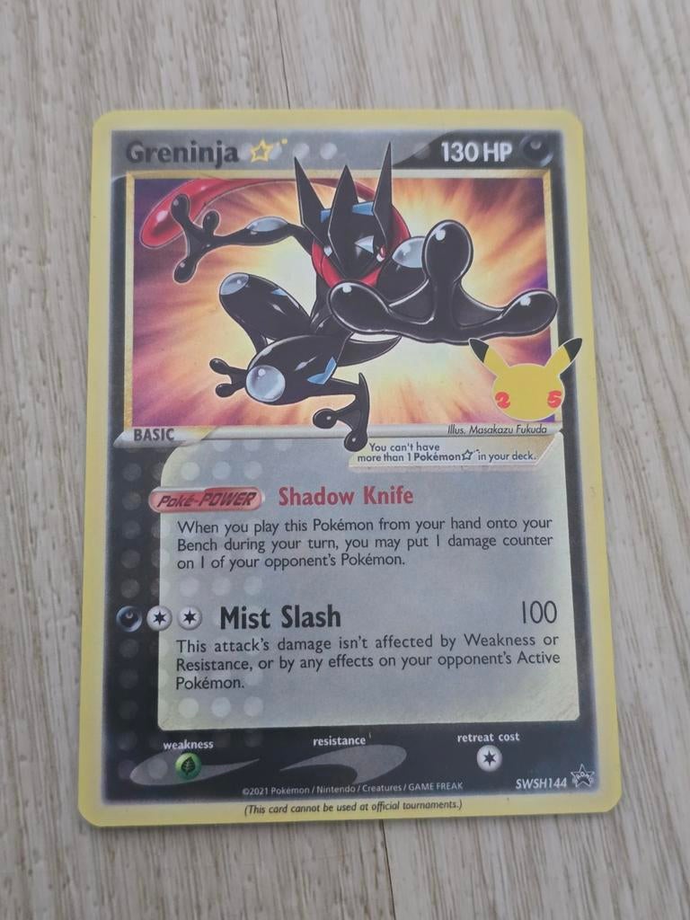 Greninja pokemon kaart, Ophalen of Verzenden, Zo goed als nieuw