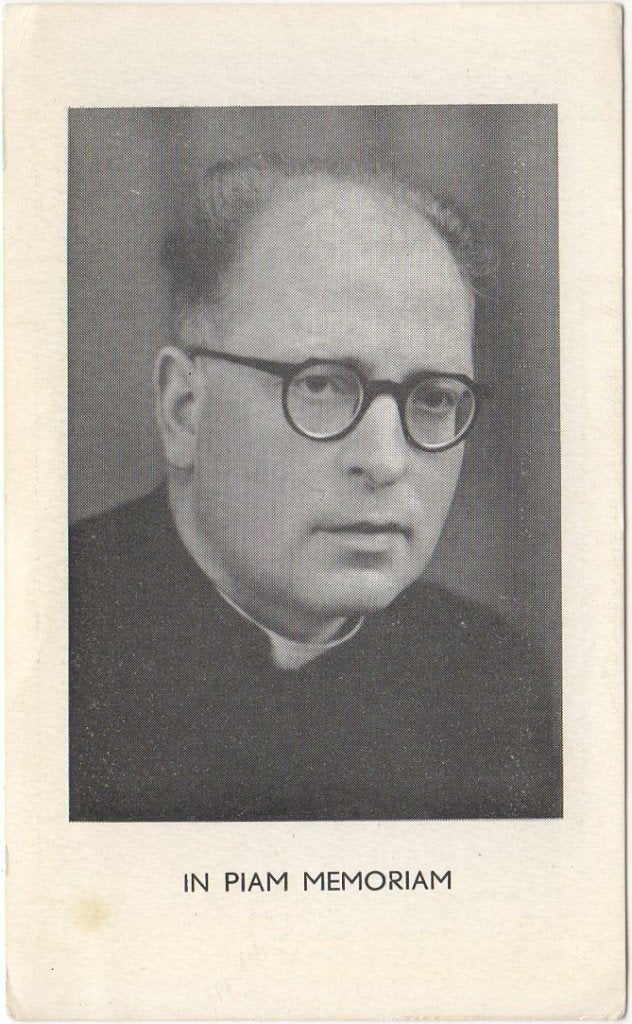 kapelaan Mattheus Teunissen 1908 Nunen + 1954 Tilburg, 46 jr, Verzenden