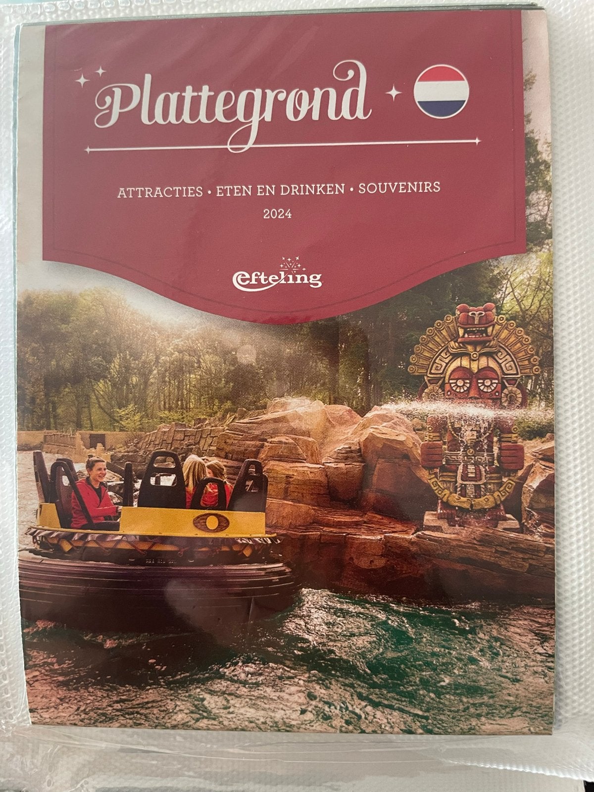 Efteling Plattegrond 2024 - Attracties, Eten & Souvenirs, Ophalen of Verzenden, Zo goed als nieuw, Gebruiksvoorwerp