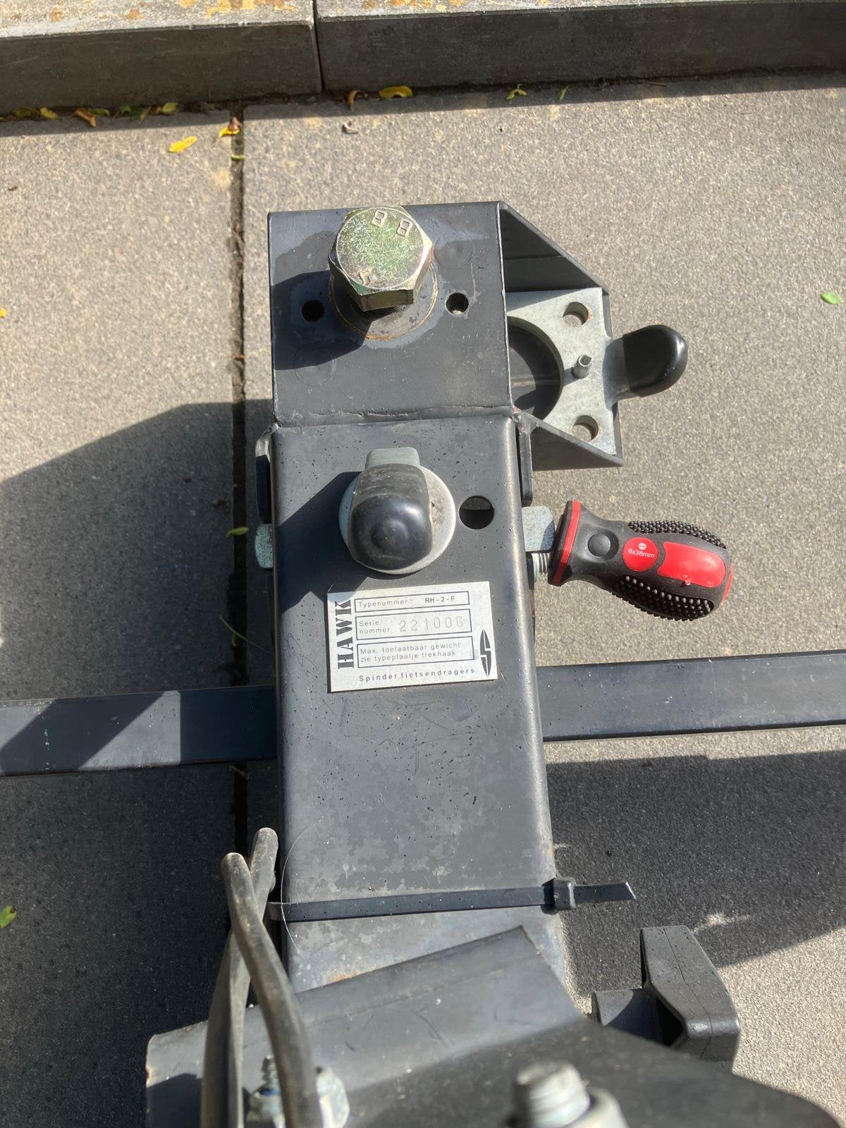HAWK Fietsendrager kantelbaar, Ophalen, Gebruikt, 2 fietsen, Trekhaakdrager