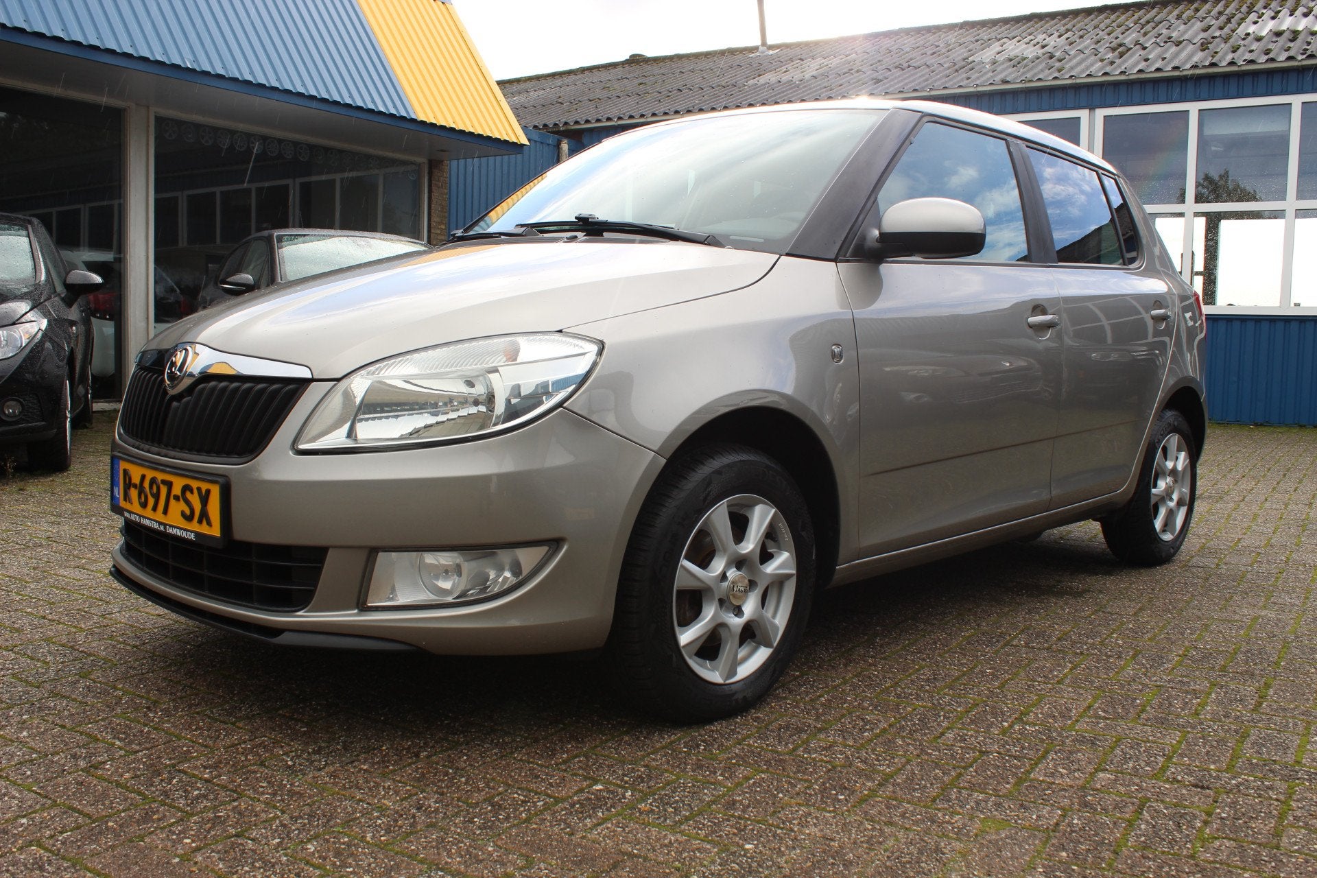 Skoda Fabia 1.2-12V "Ambition" Airco - El. ramen - 5 Deurs !, Auto's, Voorwielaandrijving, Euro 5, Stof, Zwart
