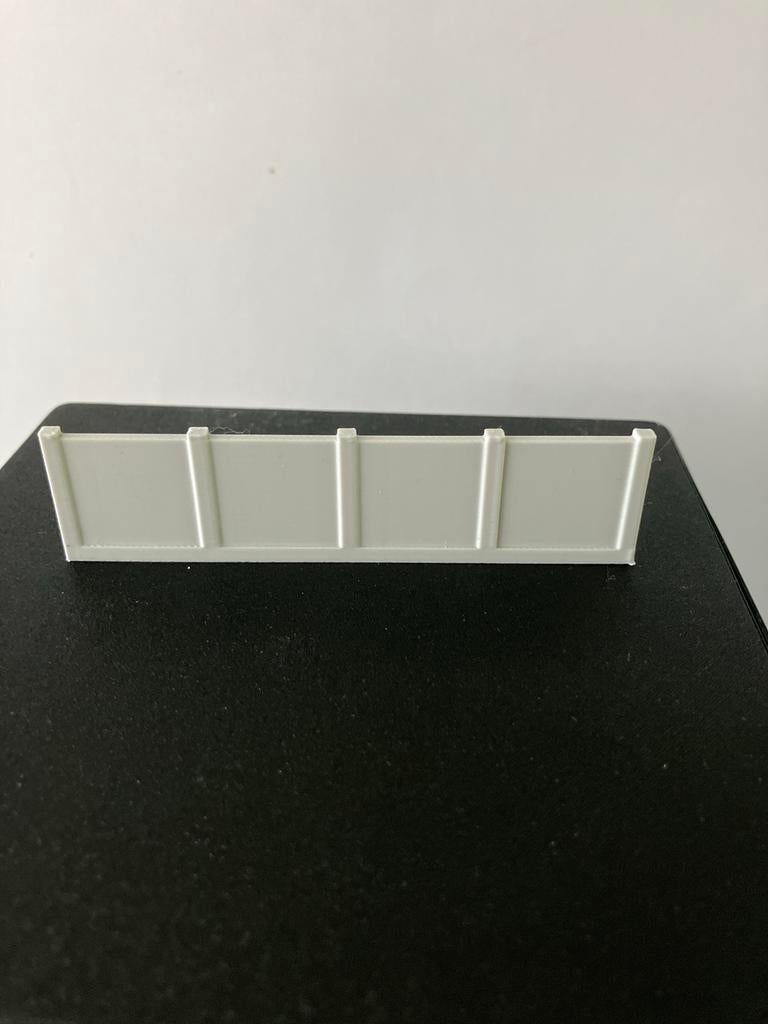 H0 Modulaire Betonnen Muur - Scenery voor Modelspoorbaan, Hobby en Vrije tijd, Modeltreinen | H0, Overige merken, Gebruikt, Gelijkstroom of Wisselstroom