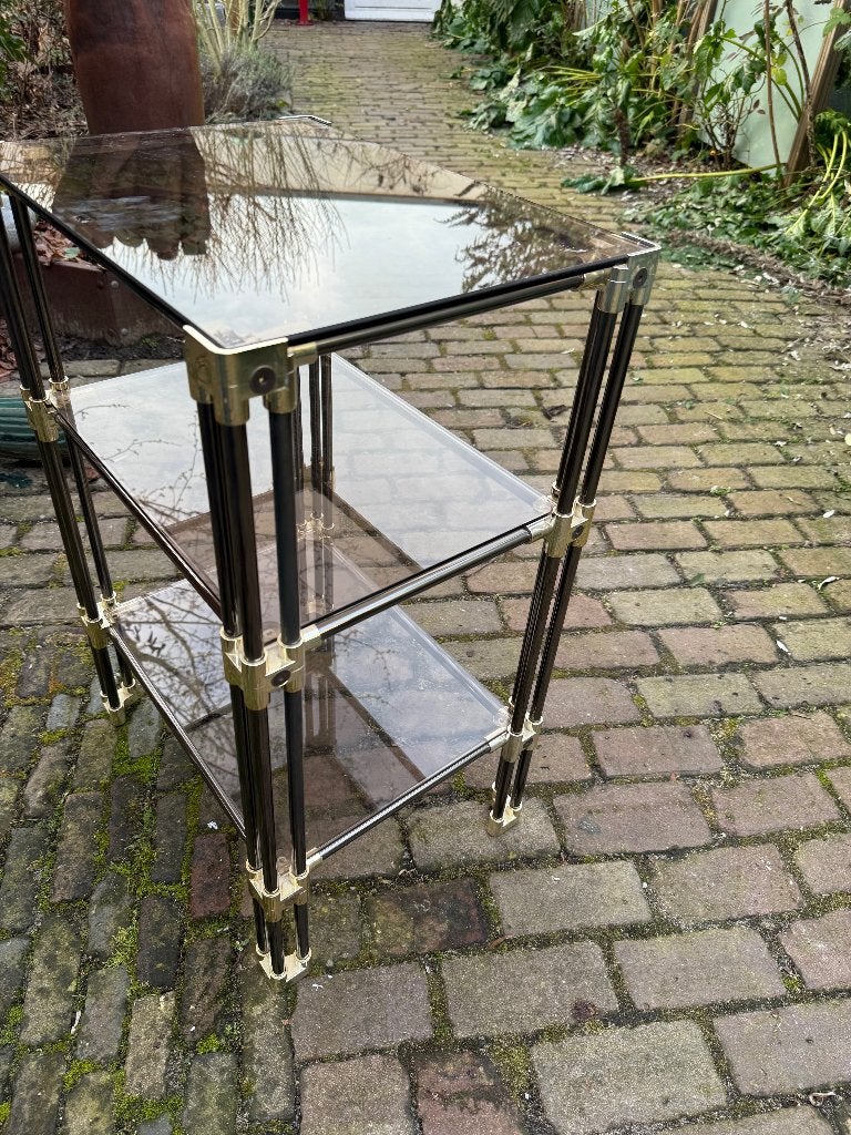 Etagere, sidetable, bijzettafel, Ophalen, Minder dan 55 cm, Gebruikt, Metaal of Aluminium