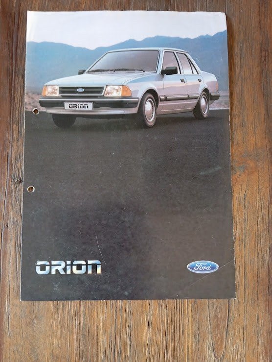 Ford Orion RAI 1985 4 pag., Verzenden, Zo goed als nieuw, Ford