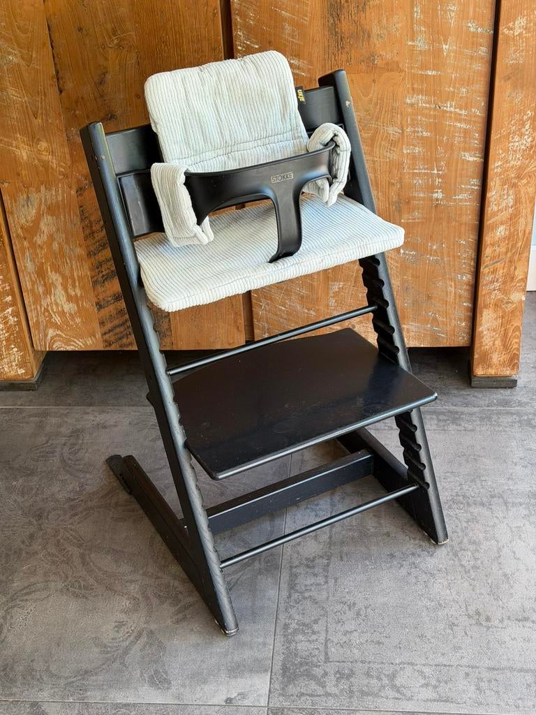 Stokke Tripp Trapp meegroeistoel met Ukje kussenset, Ophalen of Verzenden, Gebruikt, Meegroeistoel, Aanschuifbaar