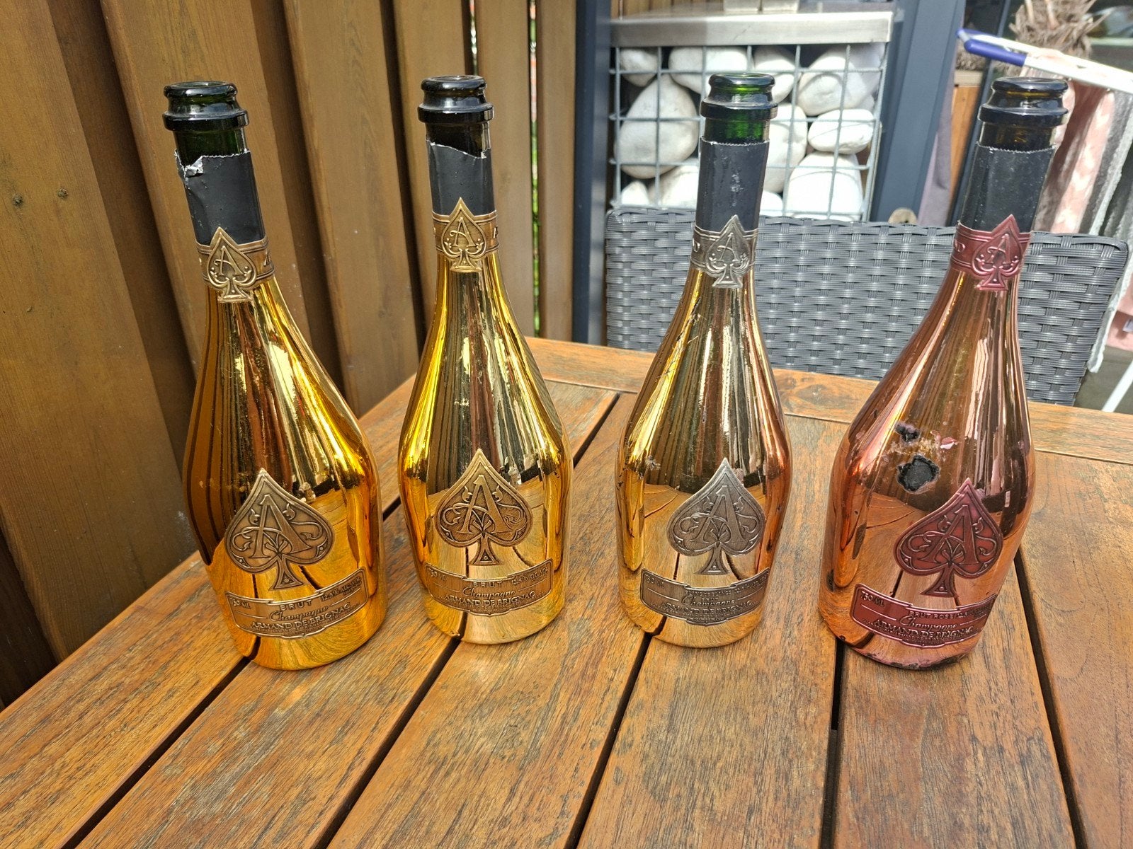 Armand de Brignac Champagne flessen (leeg), Ophalen of Verzenden
