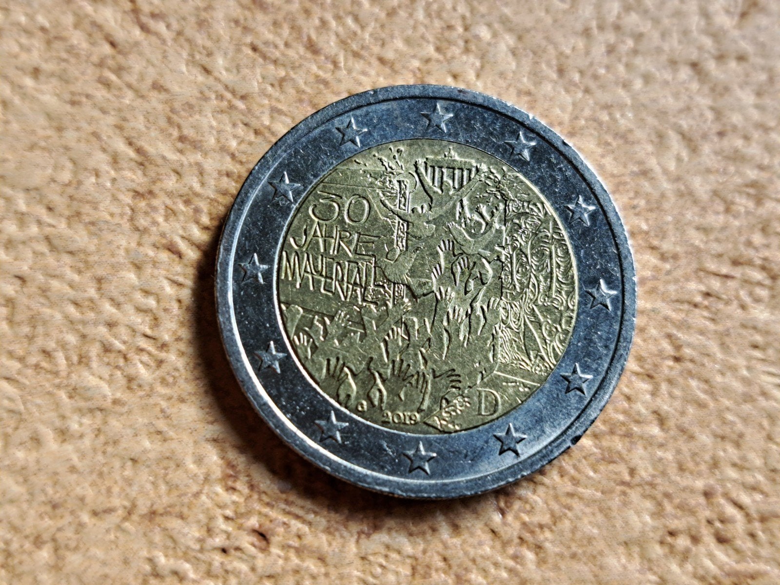 2 euro cc Duitsland Val van de Berlijnse Muur 2019 (G), Postzegels en Munten, Munten | Europa | Euromunten, Ophalen of Verzenden