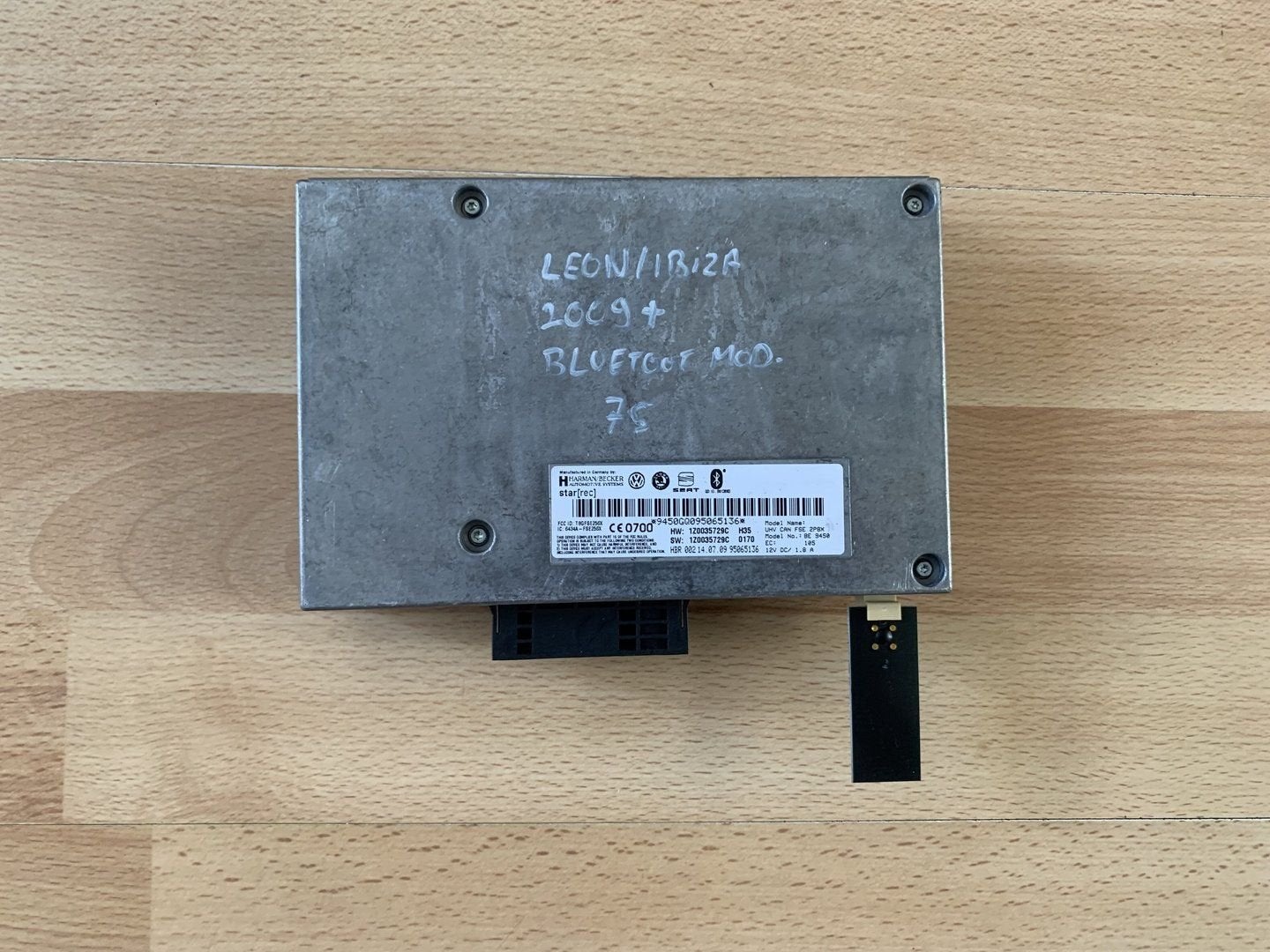 bluetooth module telefoon module seat ibiza / leon 1Z0035729, Ophalen of Verzenden, -, -, -