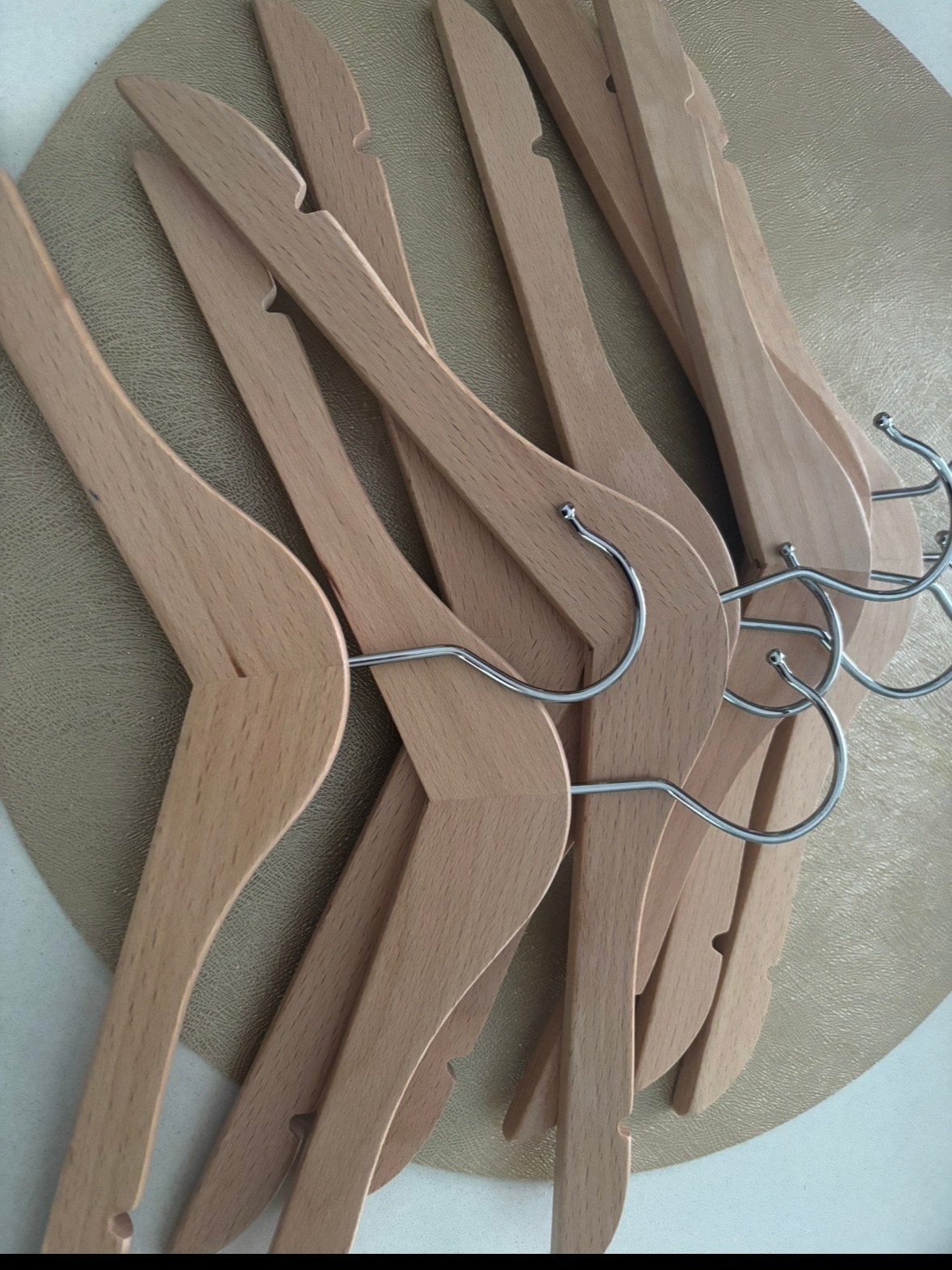 8 hout hangers voor baby’s, Ophalen of Verzenden, Hout, Kinderen