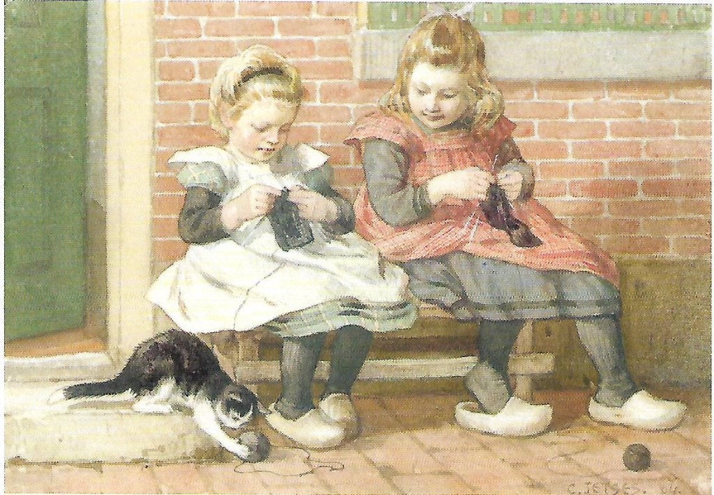 C.Jetses- -Wat doet poes?, Verzenden, 1960 tot 1980, Ongelopen, Kinderen
