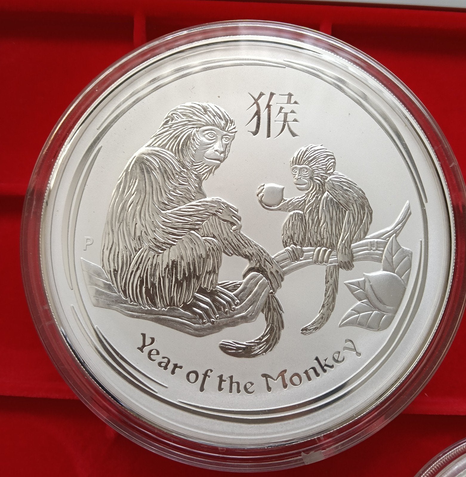 Zilveren Lunar munten 1-2-5 Oz 10 Oz, Kg 2016/2018, Ophalen of Verzenden, Zilver