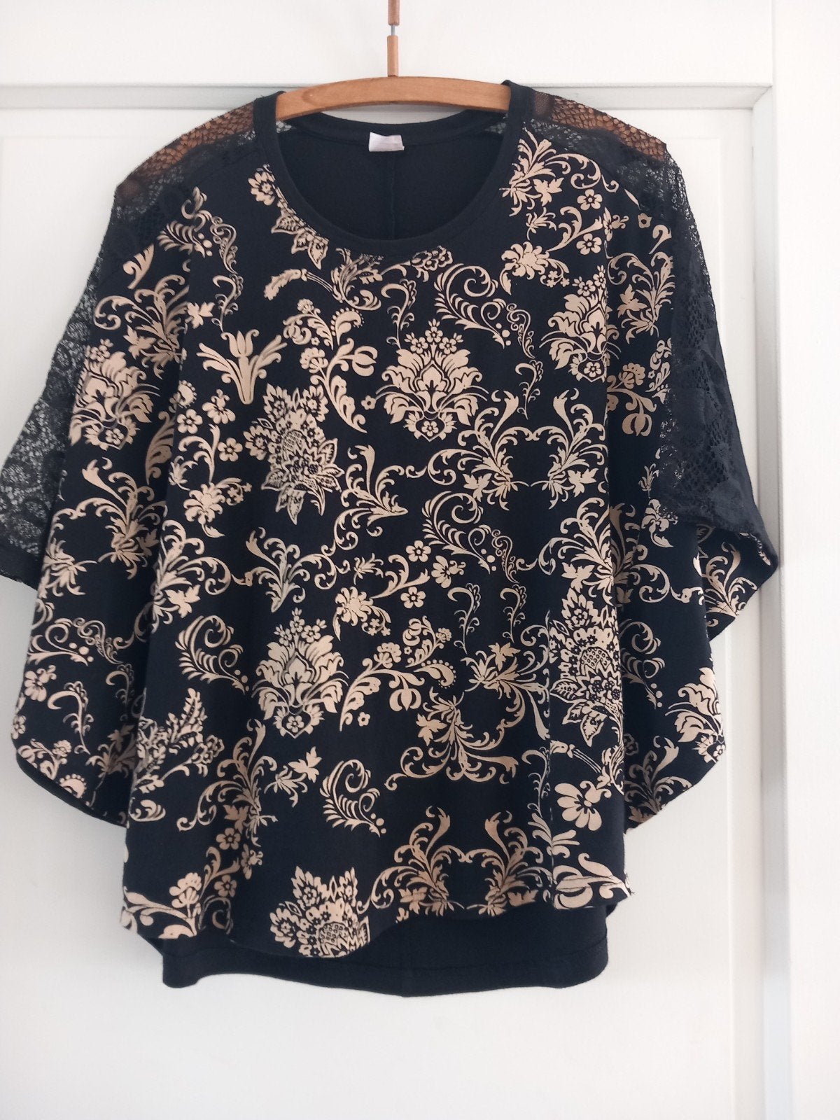 Zwart shirt mt 40, Zwart, Geen merk, Gedragen, Shirt of Top