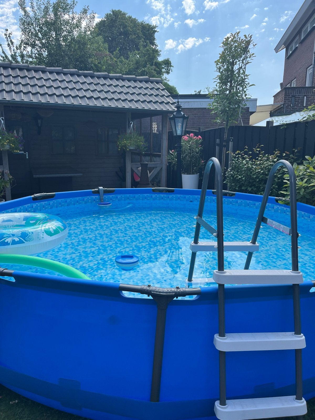 Bestway Steel Pro MAX Opzetzwembad met filterpomp, Tuin en Terras, Zwembaden, 80 tot 120 cm, Rond, 300 cm of meer, Ophalen of Verzenden