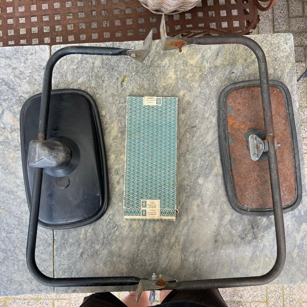 VW T2/t3 vrachtwagenspiegels Peilitudte Finland, Ophalen of Verzenden, Zo goed als nieuw