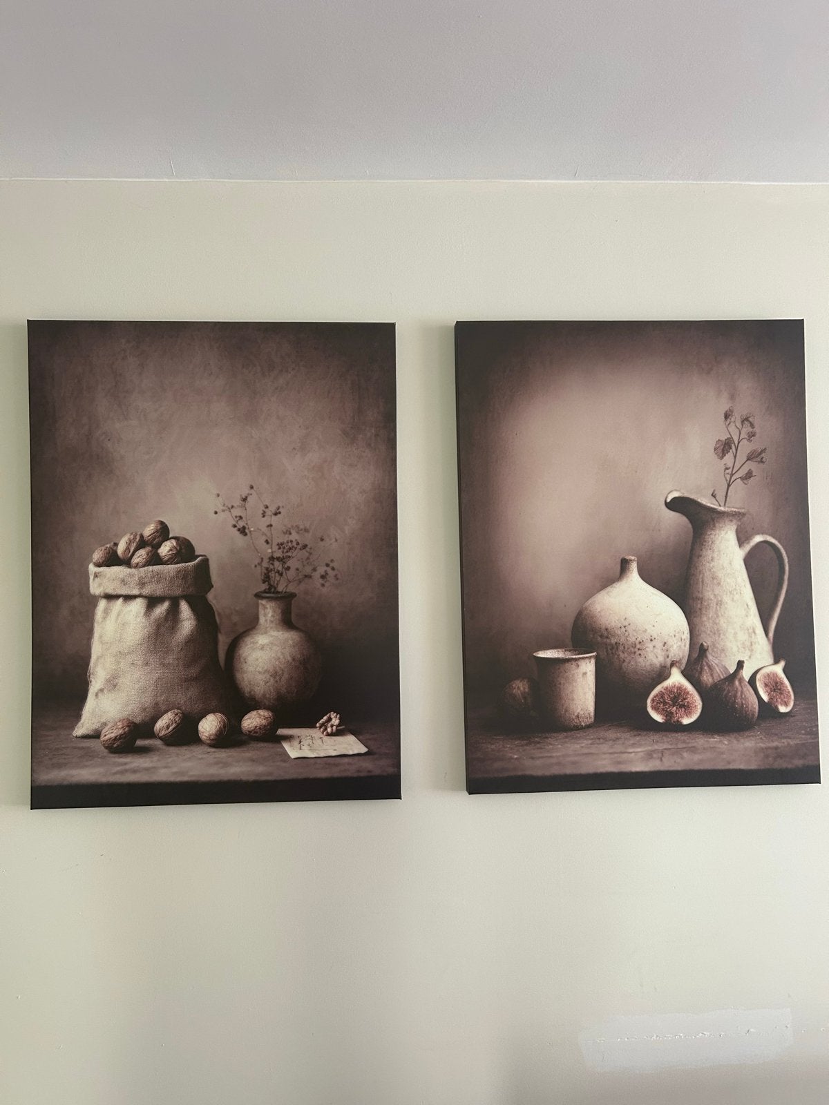 Twee gloednieuwe stillevens van de Vincent van Gogh markt, Antiek en Kunst, Kunst | Schilderijen | Klassiek, Ophalen, Doek, Realistisch