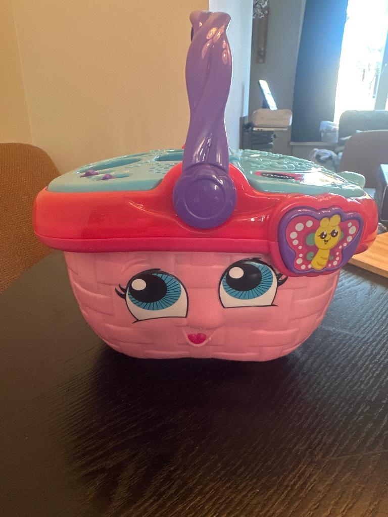 Leapfrog speelgoed picknick mand, Kinderen en Baby's, Speelgoed | Vtech, Zo goed als nieuw, 6 maanden tot 2 jaar, Ophalen