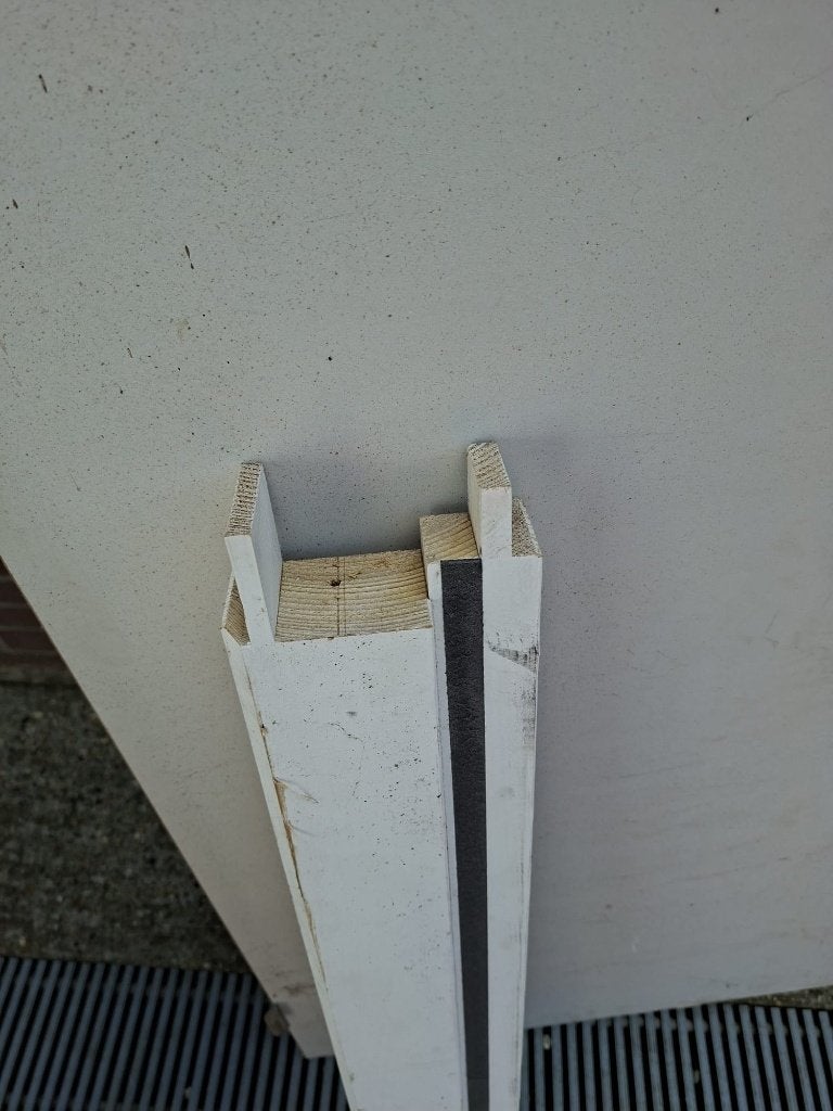 kozijn met deur, Ophalen, Binnendeur, 200 tot 215 cm