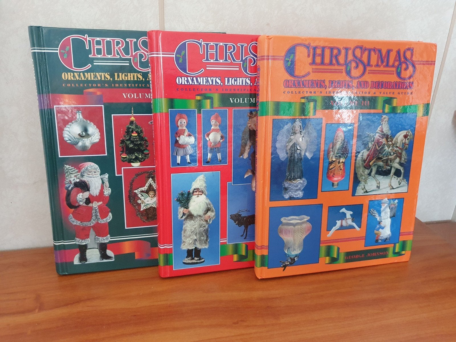 Boeken deel 1,2,3 kerstversiering oude antieke kerst, Verzenden, Gebruikt