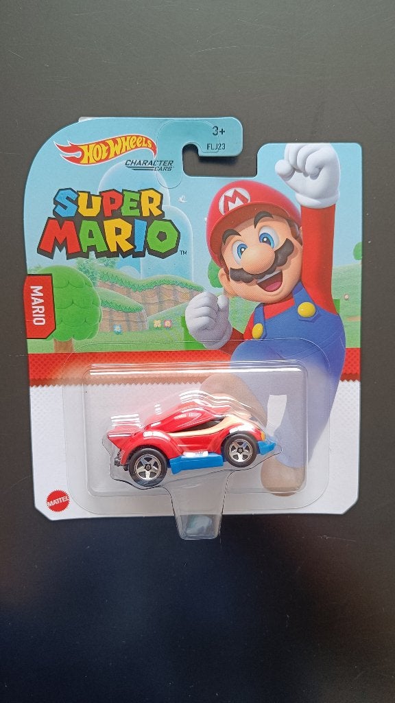 Nieuw! Hot Wheels Super Mario Character Cars- Mario voertuig, Ophalen of Verzenden, Nieuw
