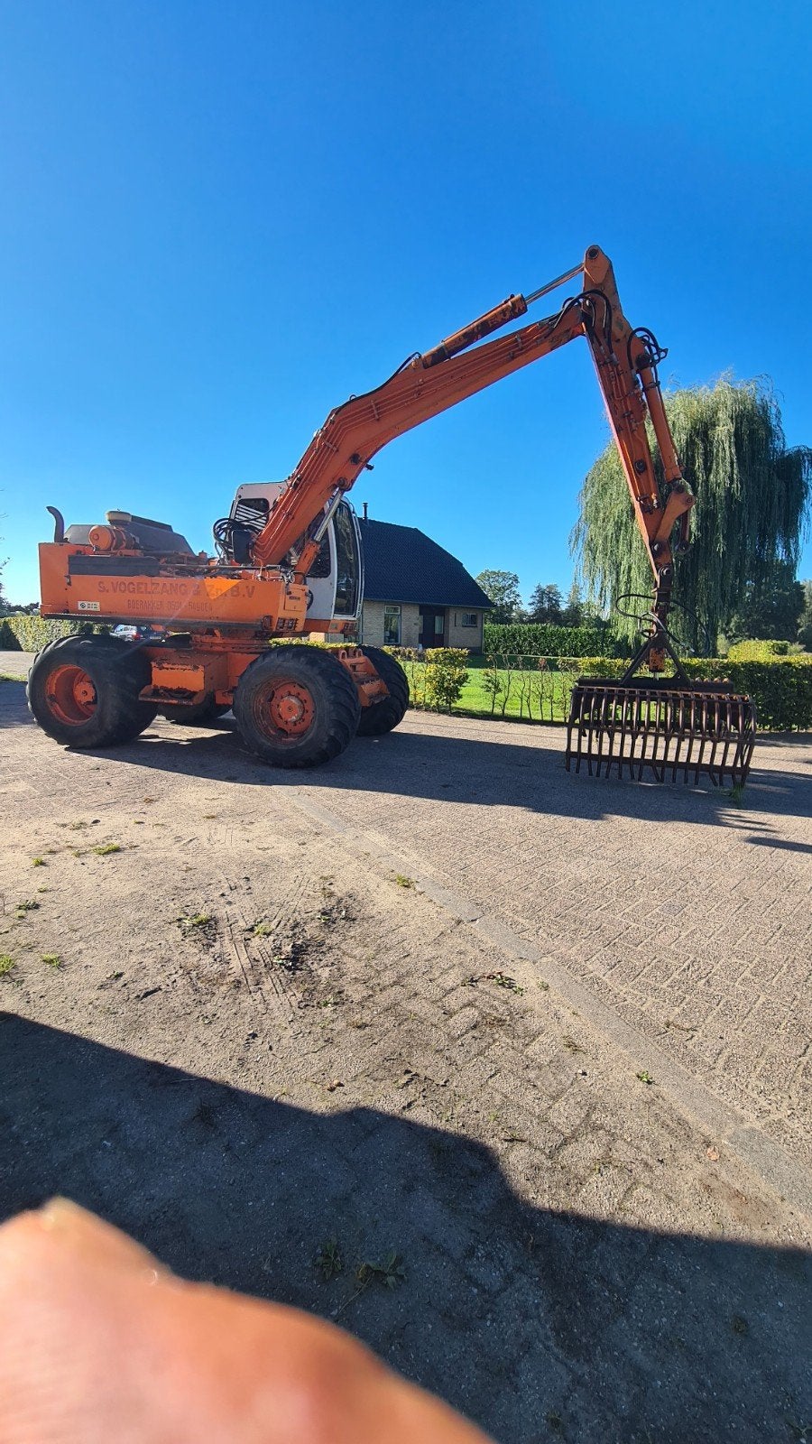 Caesar 2507 Mobiele kraan graafmachine, Ophalen, Kraan