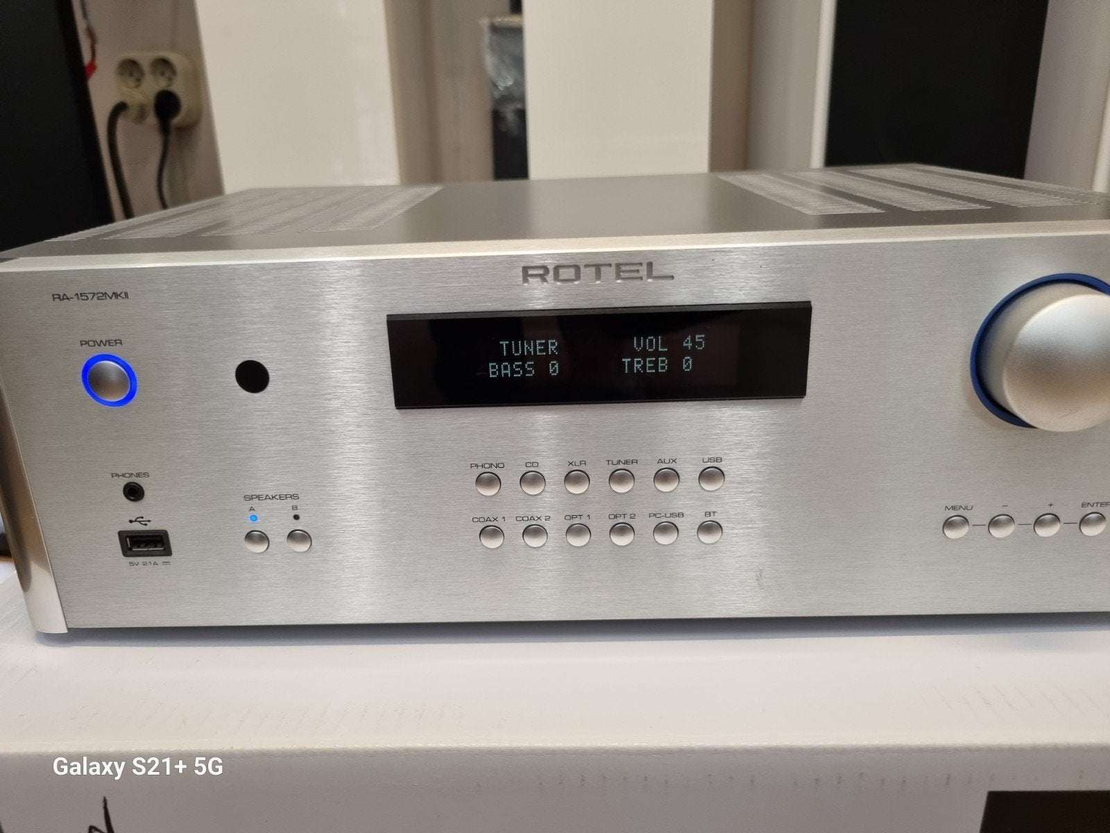 ✅Rotel RA-1572 MKII stereo versterker zilver