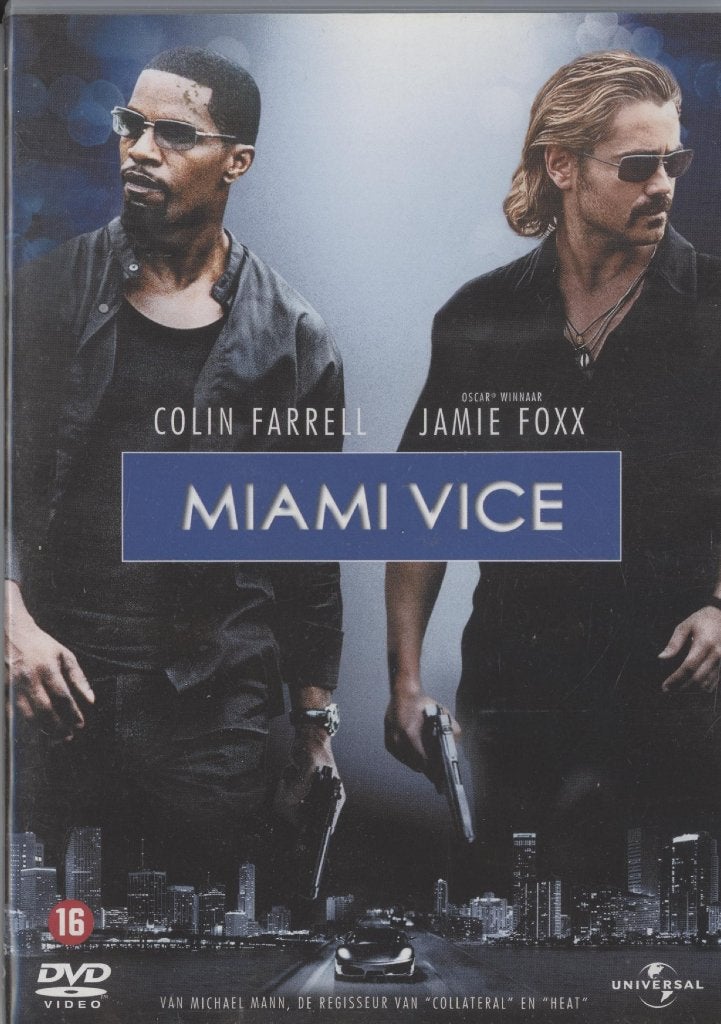 40) Miami Vice: met Colin Farrell en Jamie Foxx, Vanaf 16 jaar, Ophalen of Verzenden, Gebruikt, Actiethriller