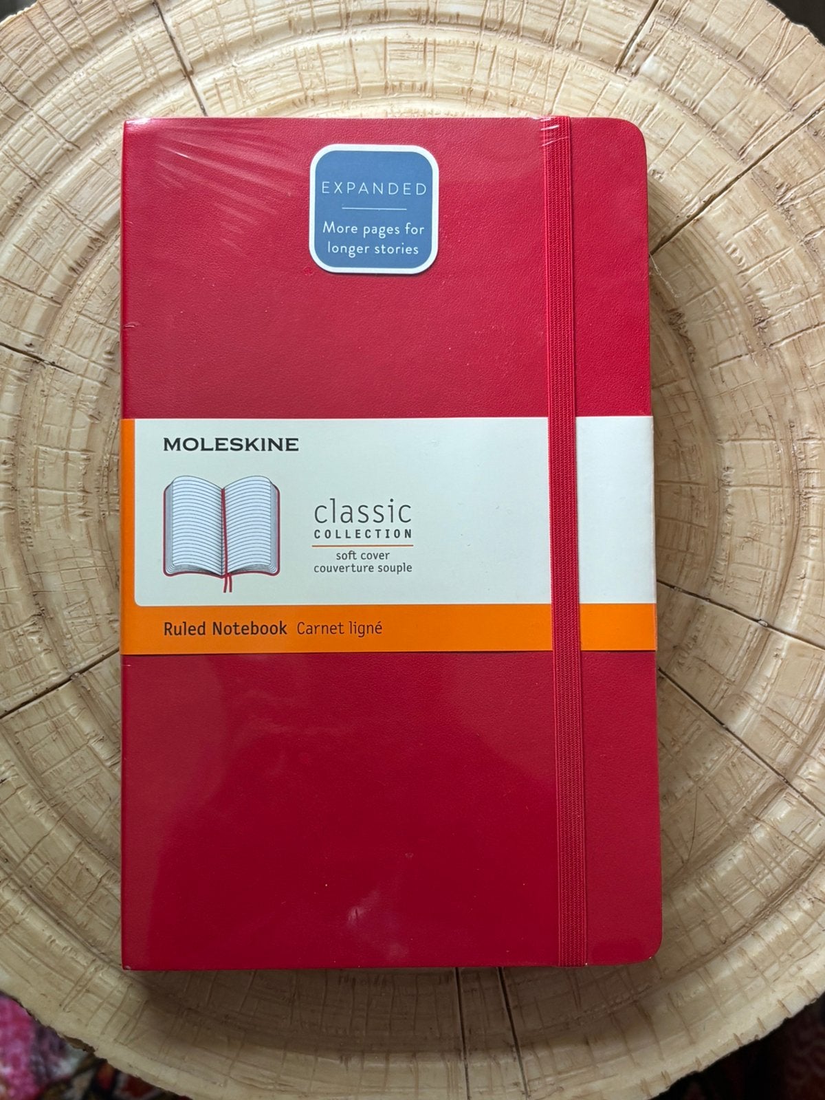 Moleskine Expanded EXTRA DIK Large Lijn Notitieboek, Ophalen of Verzenden, Zo goed als nieuw, A5