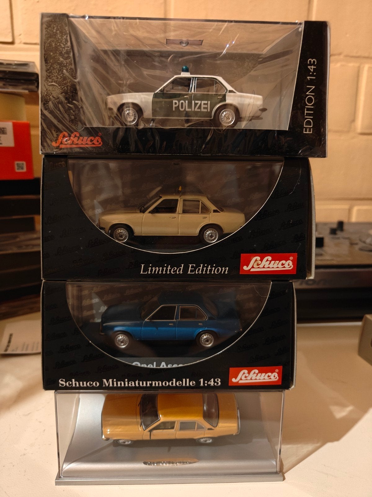 Schuco Opel Ascona B 1/43, Hobby en Vrije tijd, Ophalen of Verzenden, Zo goed als nieuw, Auto, Schuco