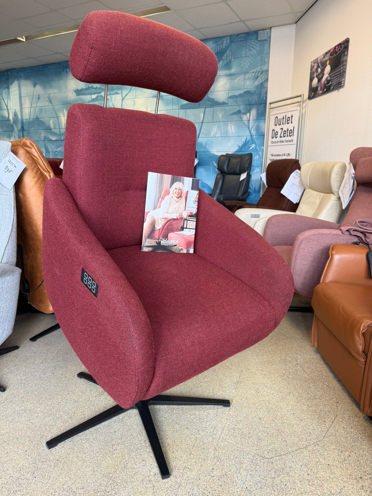 Luxe Velderhof sta op stoel relax fauteuil gratis bezorging