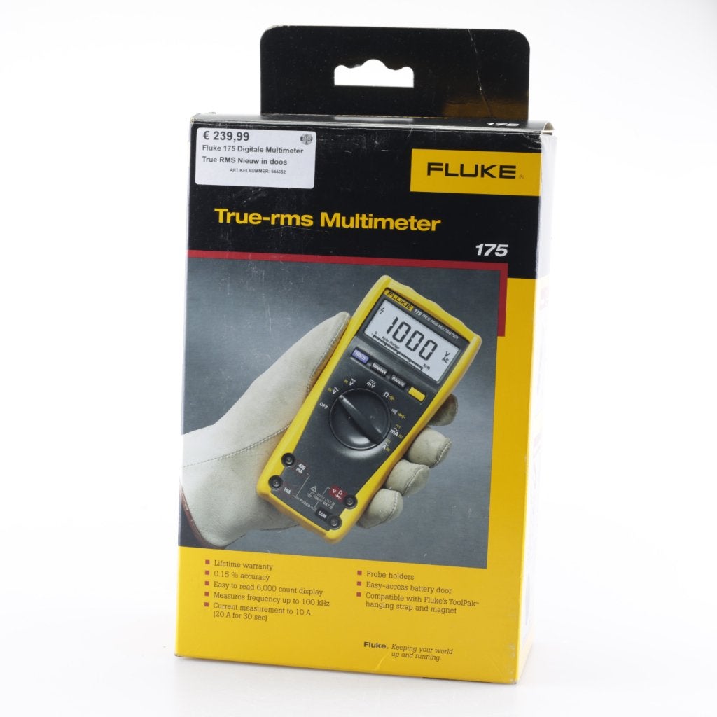 Fluke 175 Digitale Multimeter True RMS | Nieuw in doos, Fluke, Gebruikt, https://www.fluke.com/nl-nl/ondersteuning/contact, 6920 Seaway Blvd, Everett, WA 98203, Verenigde Staten
