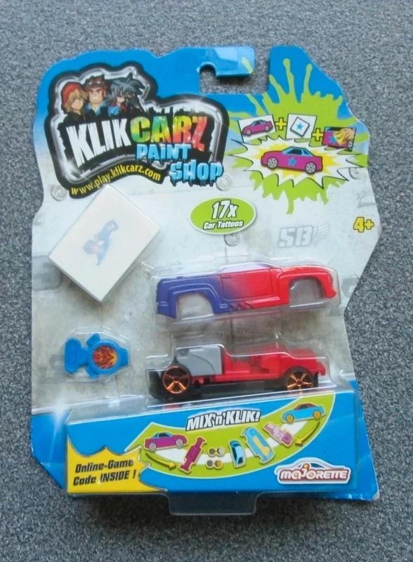 Majorette Klik Carz Paint Shop Purple Splitter, Verzenden, Nieuw
