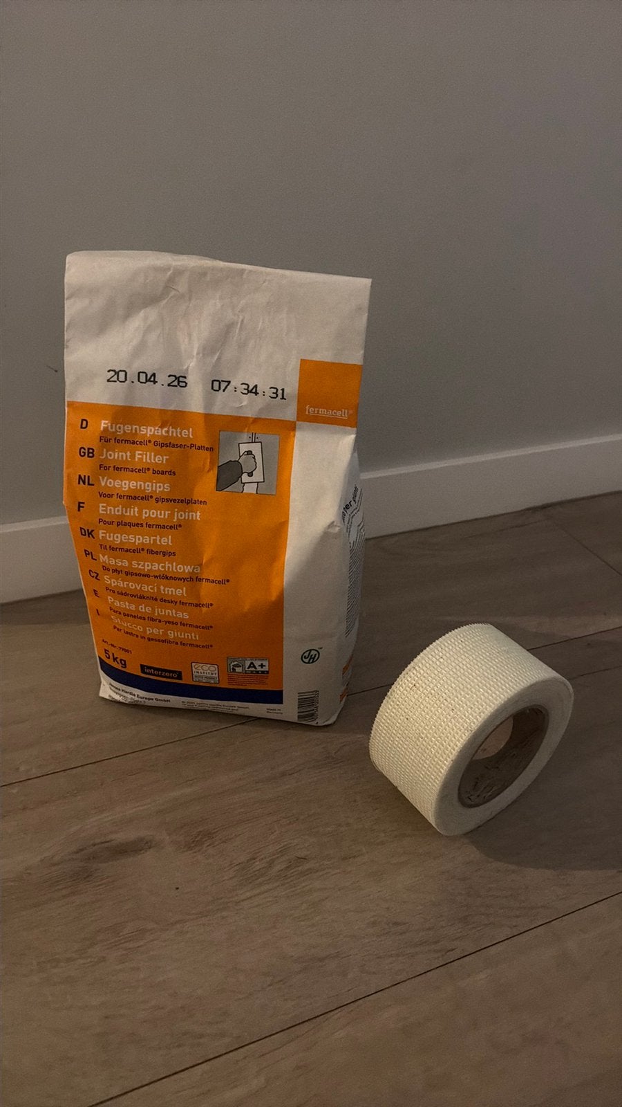Voegengips fermacell, Doe-het-zelf en Verbouw, Ophalen, Zo goed als nieuw, Overige typen