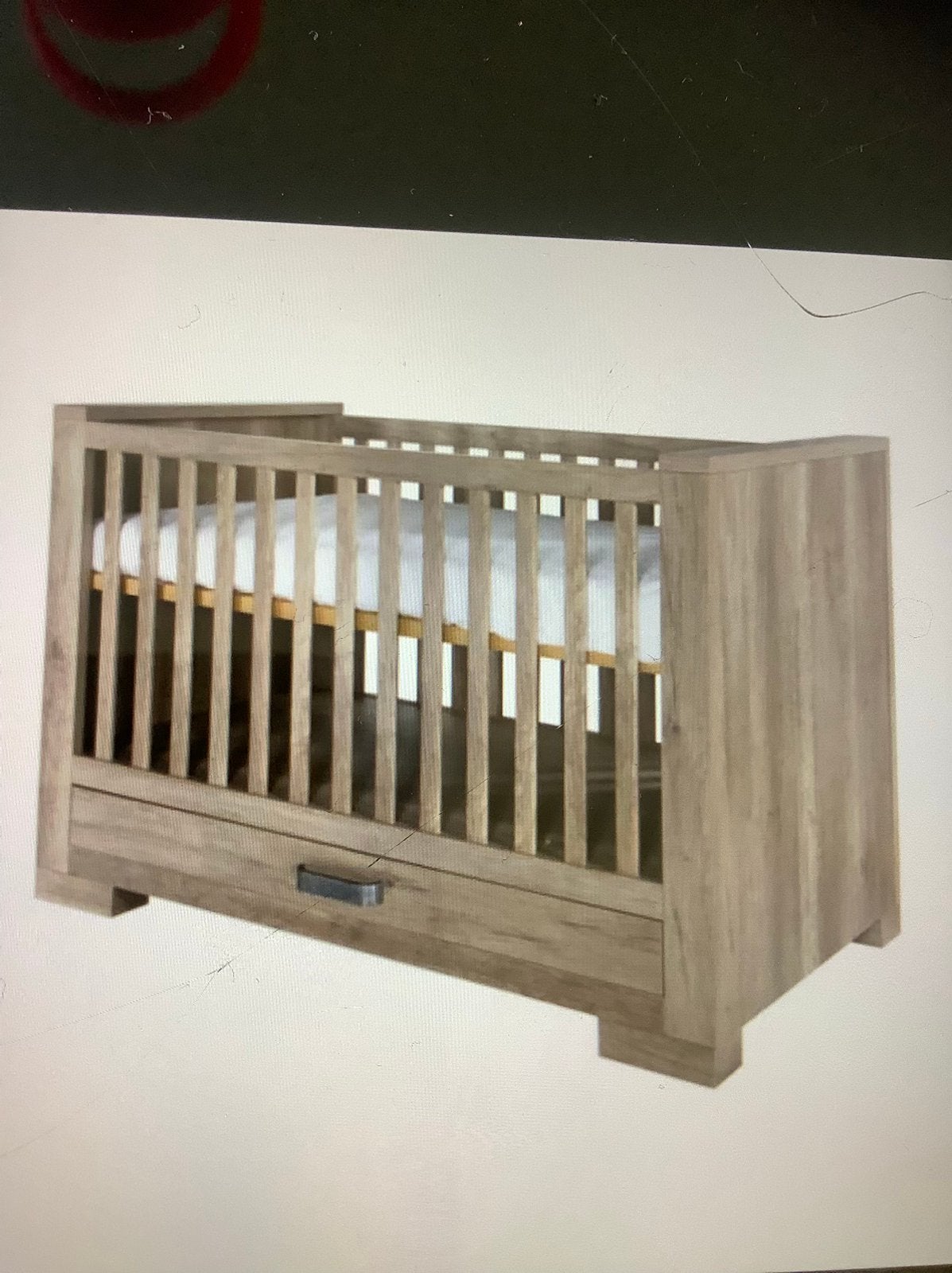 Baby/peuterbed babypark kidsmill serie brent, Kinderen en Baby's, Ophalen, Zo goed als nieuw, Lattenbodem, Minder dan 140 cm
