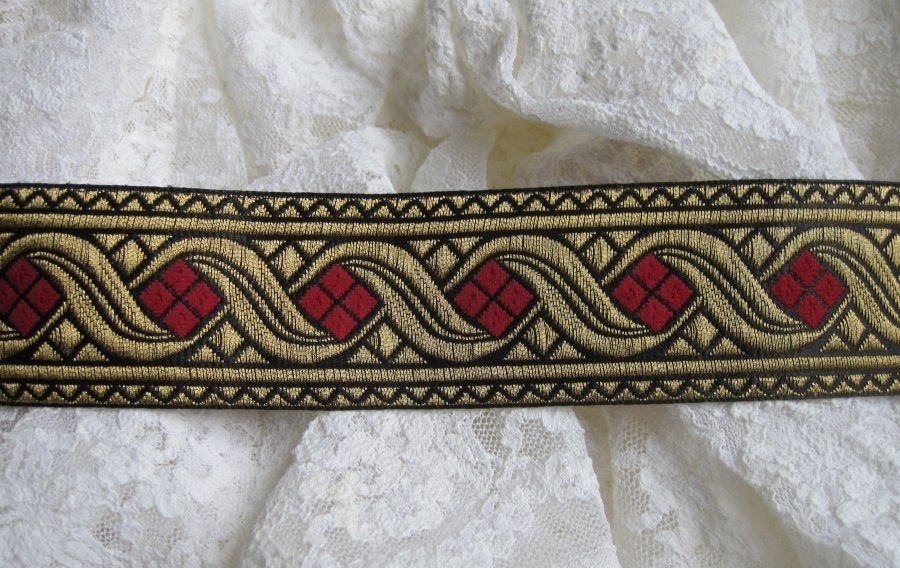 Sierband (nieuw) met gouddraad, Ophalen of Verzenden, Nieuw, Lint, Band of Elastiek