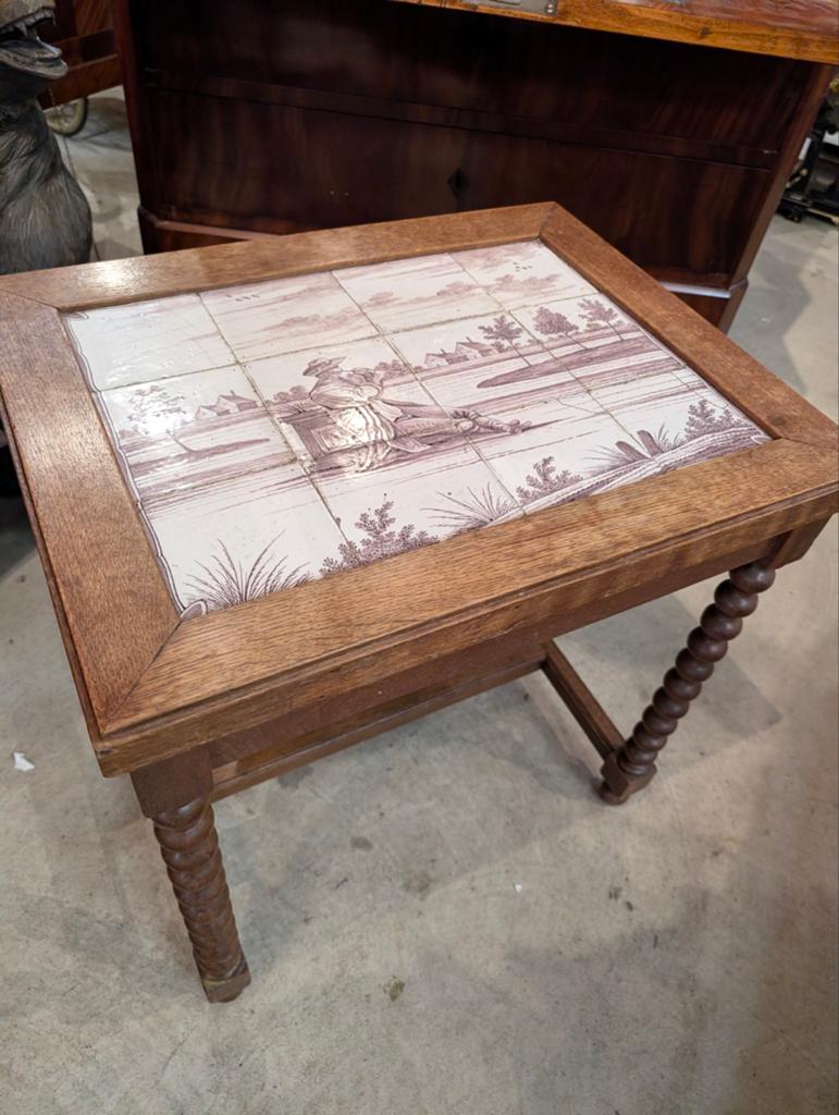 Antiek tegeltableau €270., Antiek en Kunst, Antiek | Wandborden en Tegels, Ophalen
