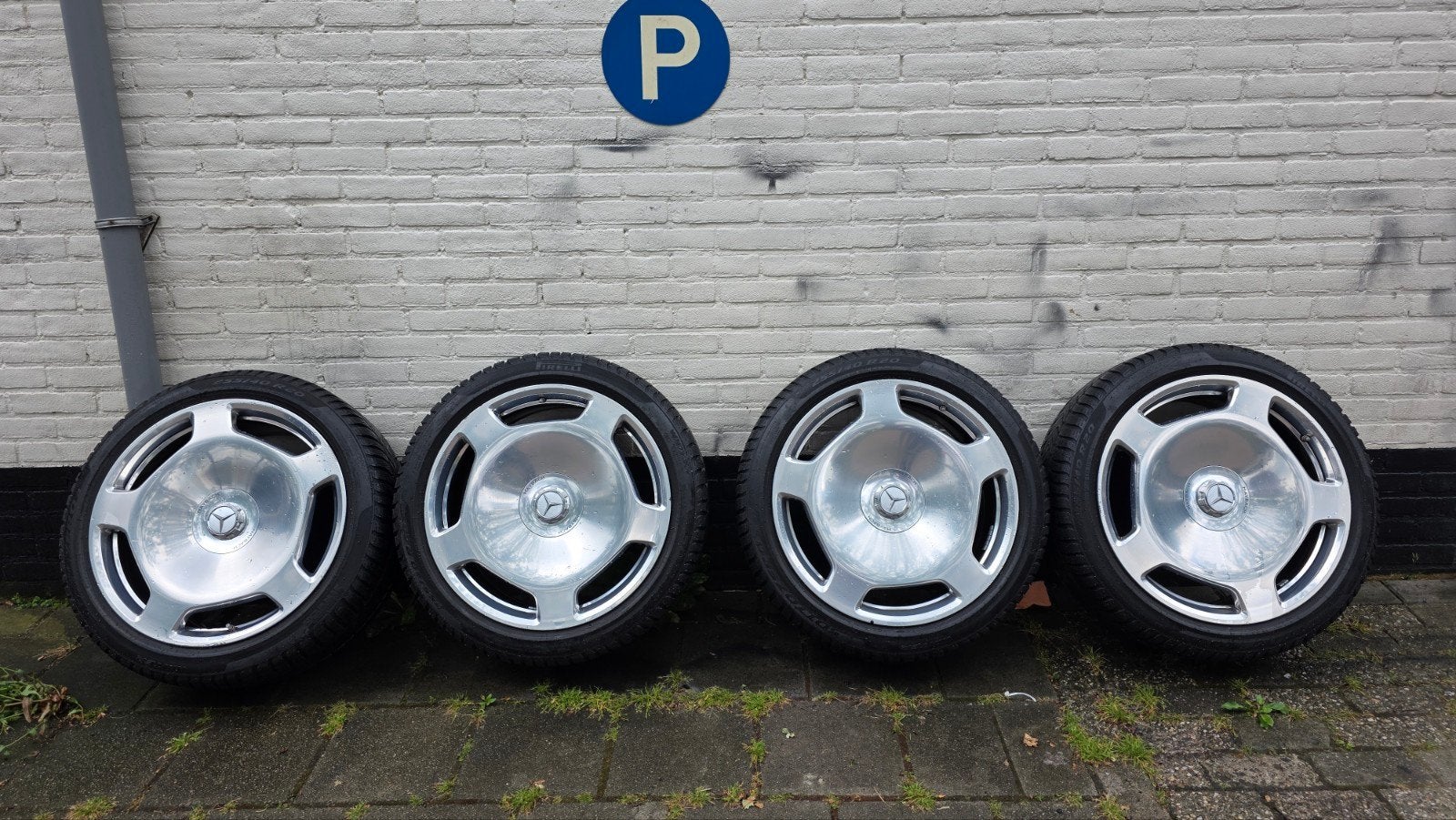 Mercedes Maybach W223 S Klasse Monoblok velgen 20 inch, Ophalen, Gebruikt, Banden en Velgen, Winterbanden
