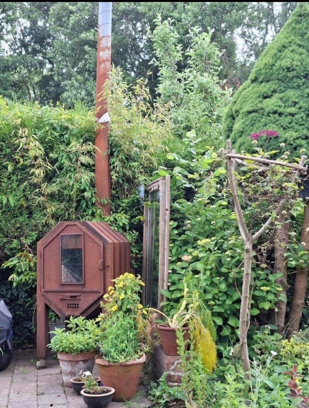 Tuinhaard, Bbq, houtkachel, Tuin en Terras, Tuinhaarden, Ophalen, Gebruikt
