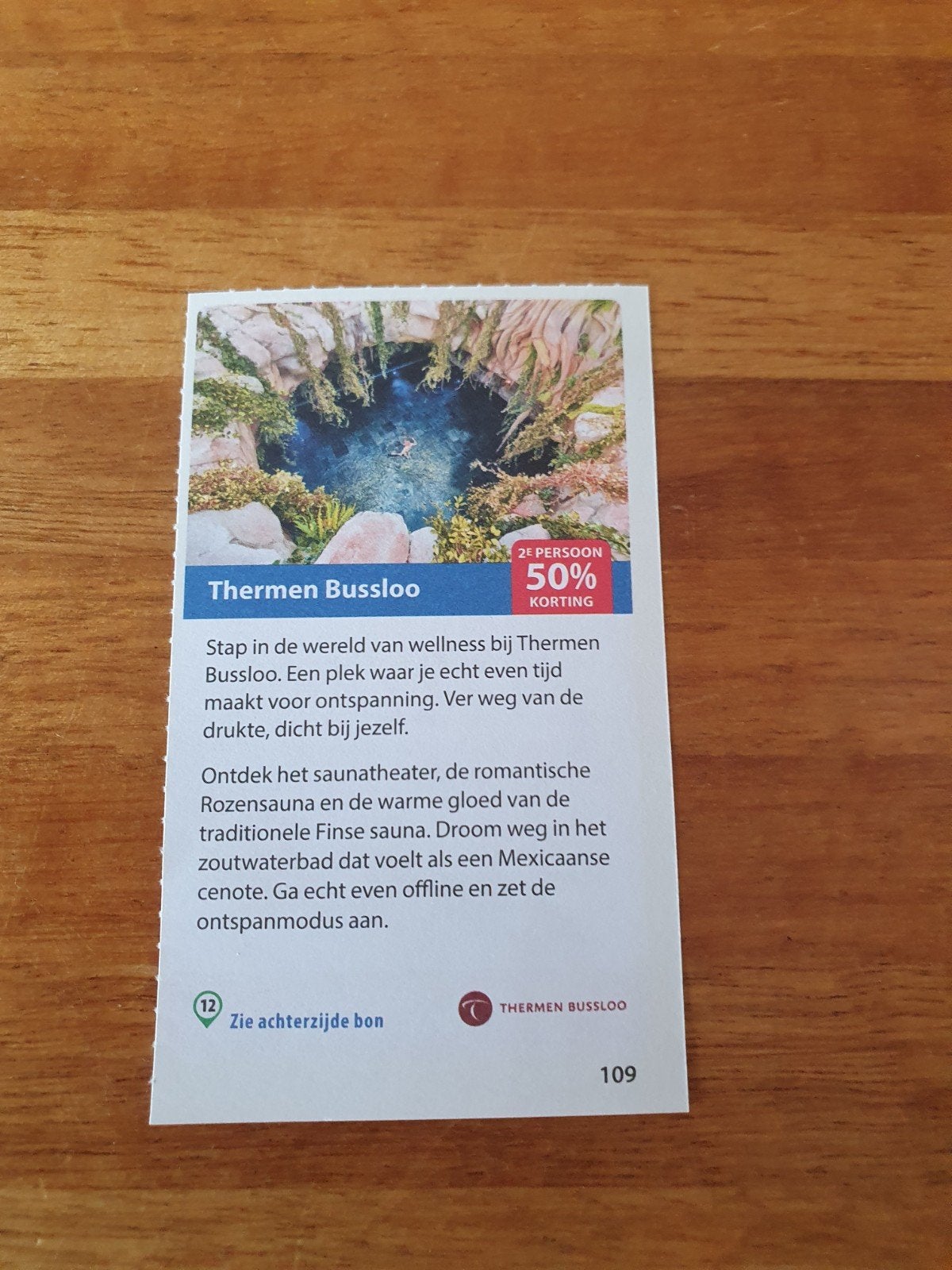 Thermen Bussloo, saunabon, Twee personen, Kortingsbon, Spa of Sauna