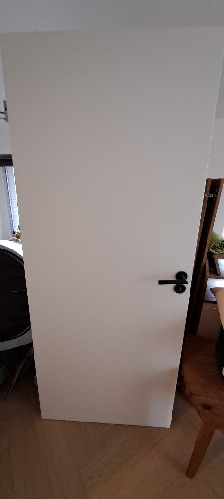 Gratis opdekdeur 83x201,5 inclusief plaumelle, Doe-het-zelf en Verbouw, Deuren en Horren, Ophalen, Gebruikt, 80 tot 100 cm, Binnendeur