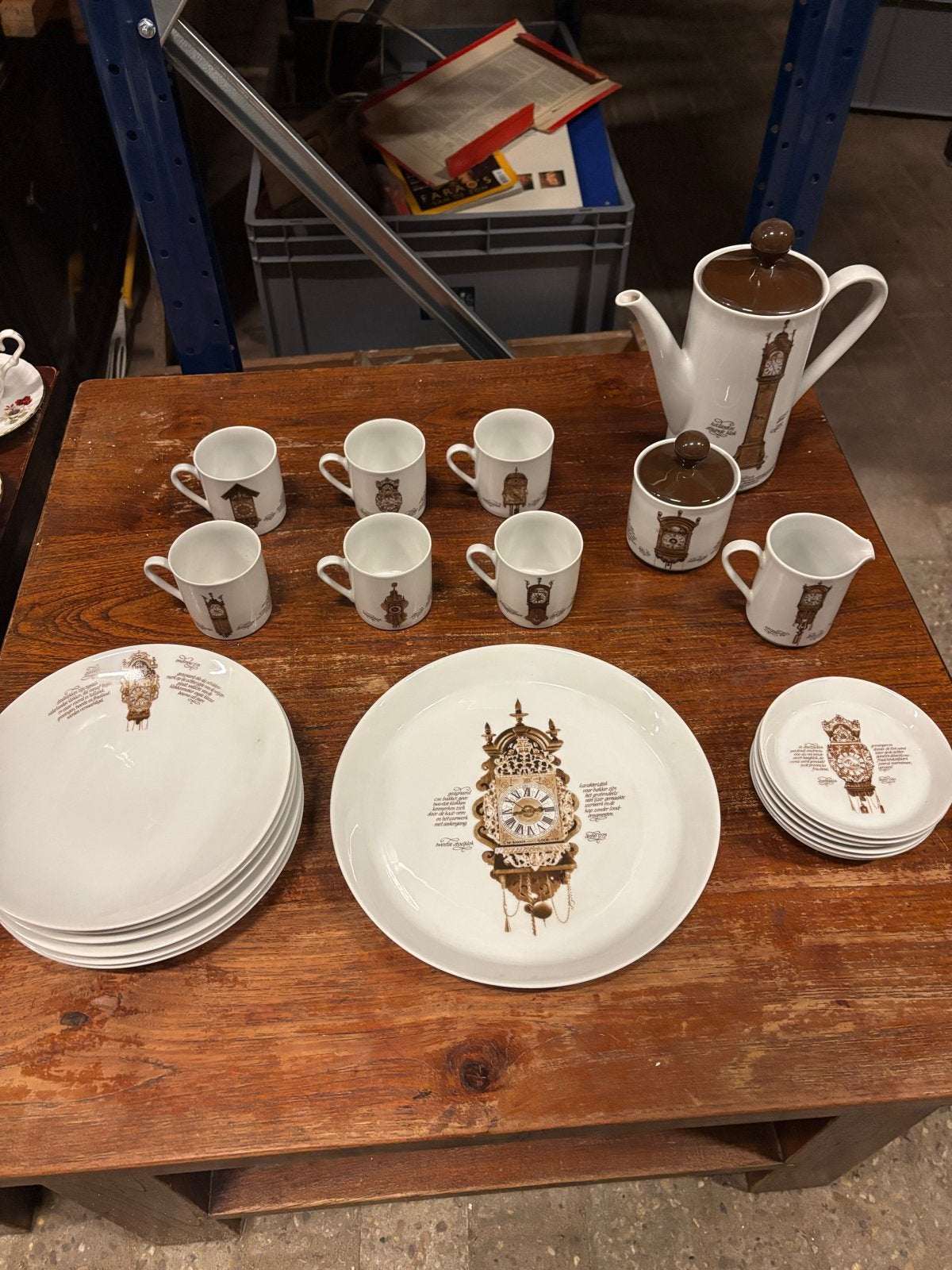 Servies met klokmotief - Mitterteich Porzellan, Ophalen of Verzenden