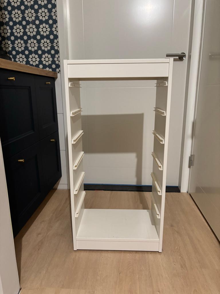 2x IKEA Trofast basiselement wit 46x30x94 - Gratis af te hal, Ophalen, Gebruikt