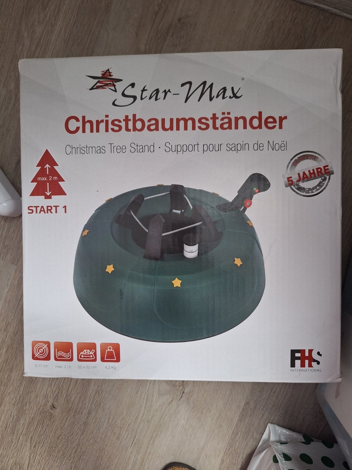 Standaard voor de boom, Ophalen, Nieuw