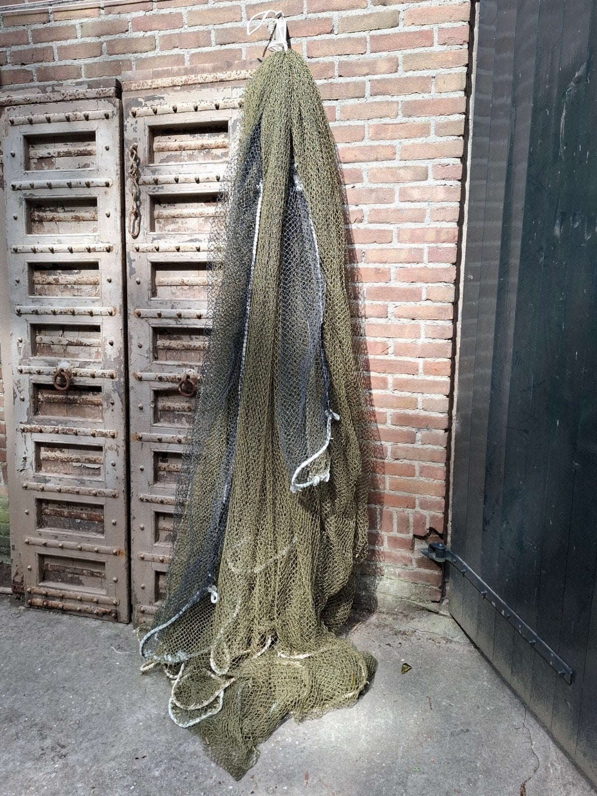 Oude vintage visnetten deci, Gebruikt, T, Ophalen of Verzenden, N
