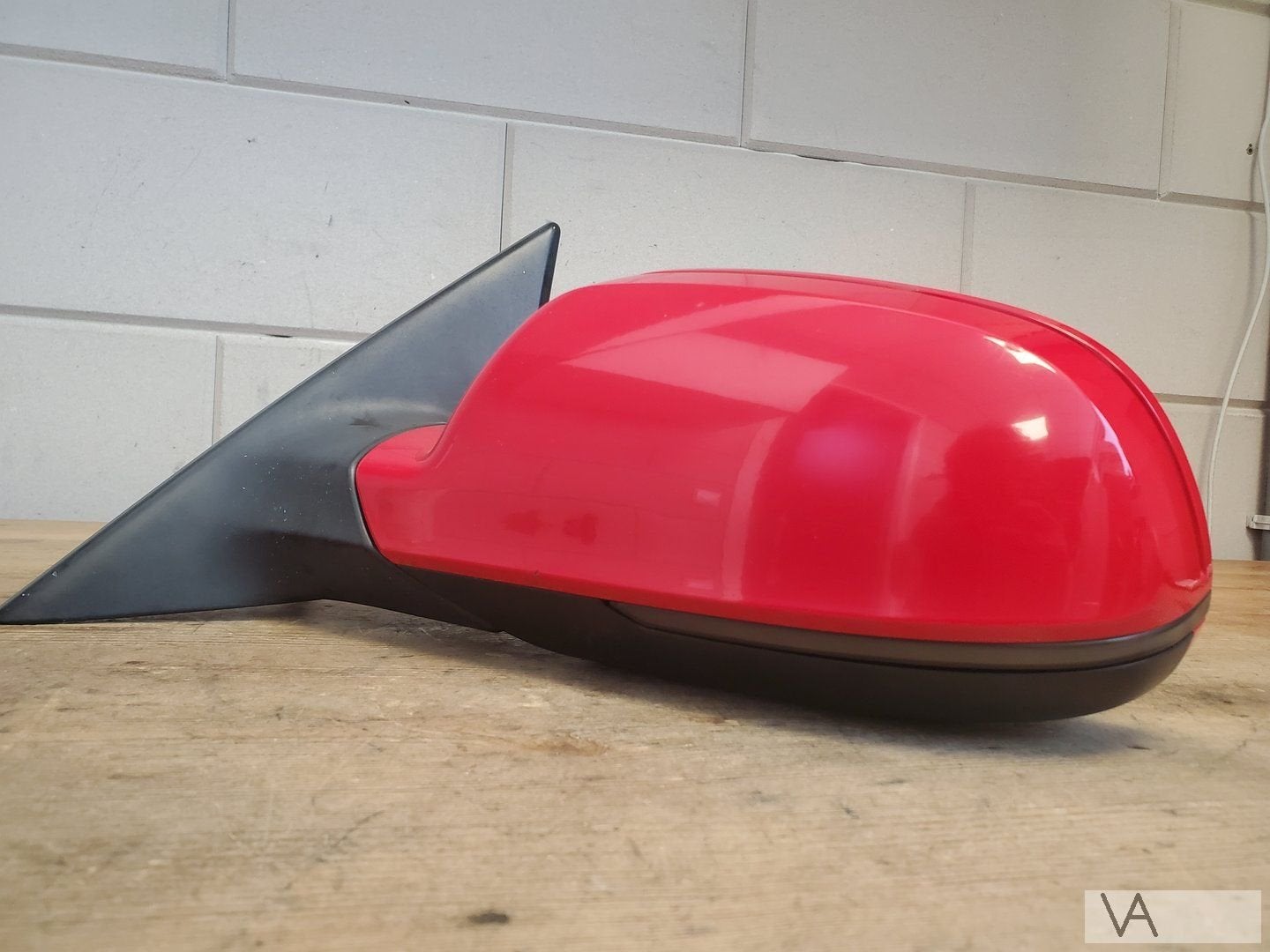 Audi A5 sportback 2007 - 2012 spiegel links 8 draden rood, Gebruikt, -, -, -