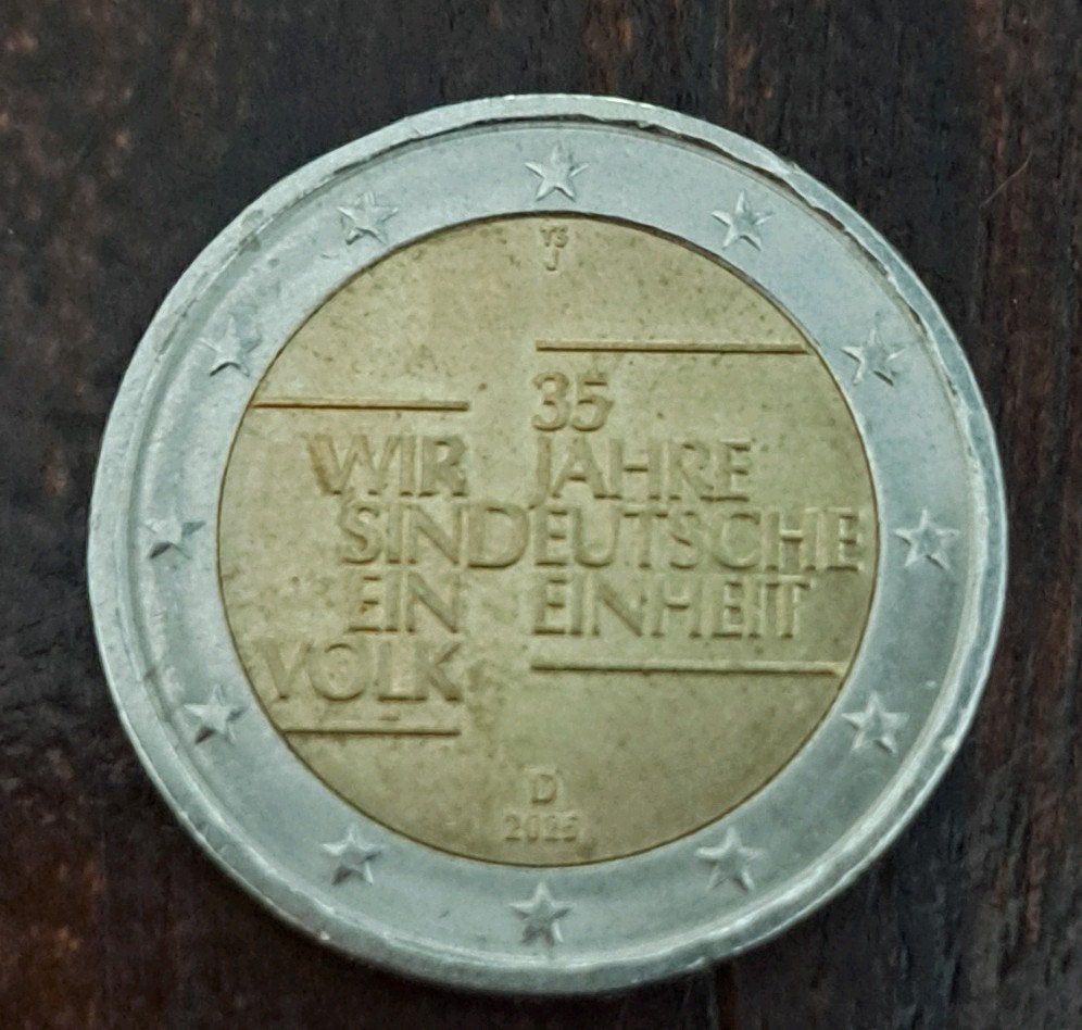 2 Euro Duitsland 2014 - 25 Jaar Duitse Eenheid, Postzegels en Munten, Munten | Europa | Euromunten, Ophalen of Verzenden, Duitsland