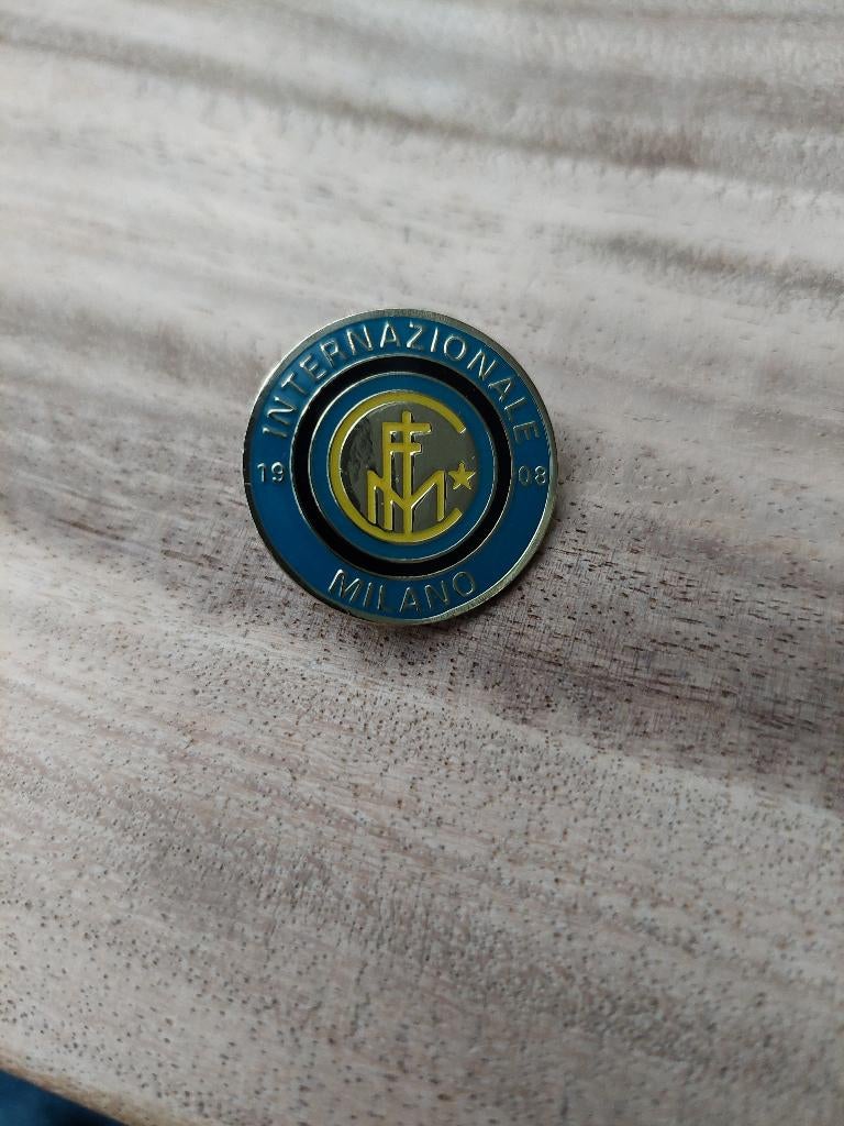 Pin Internazionale Milano voetbal club, Gebruikt, Na, Na, Ophalen of Verzenden